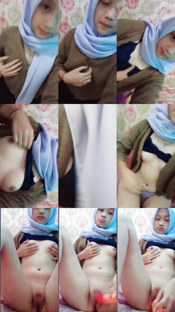 Abg Jilbab Cantik Imut Sange Sodok Pake Botol Pewangi 04