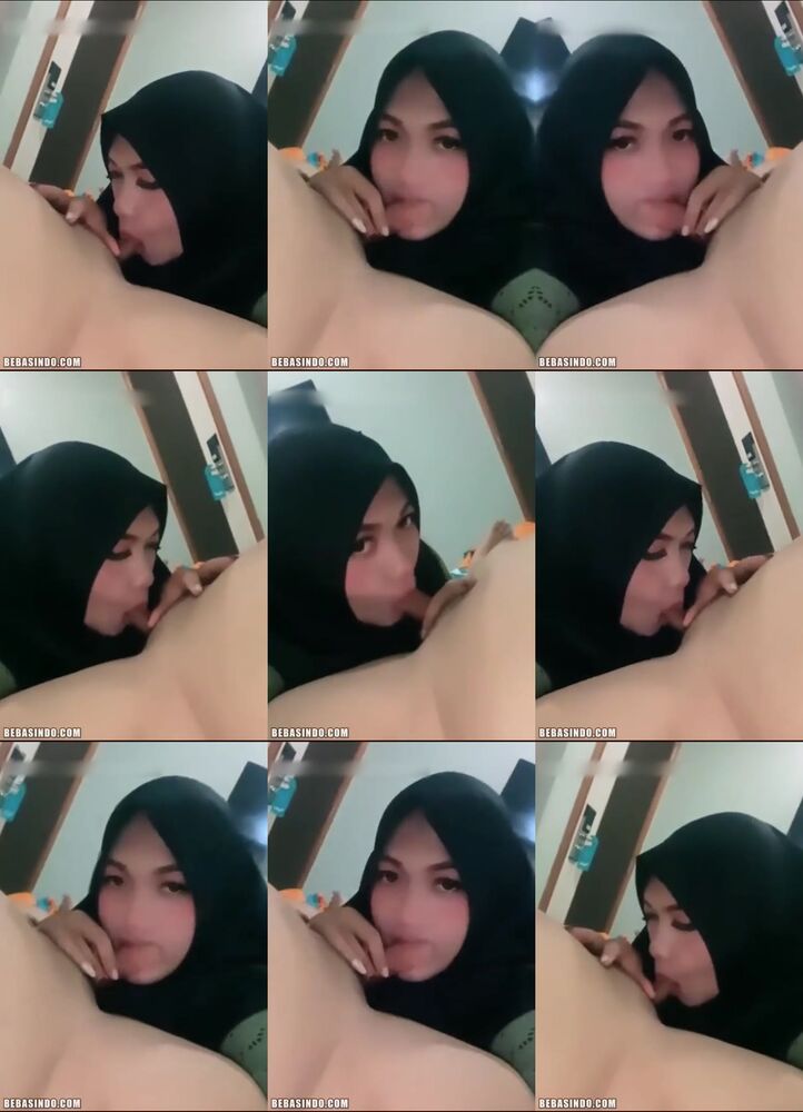 Bokep Indo Hijab Cantik Ngemut Kontol Pacar